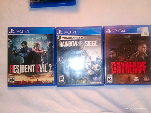 Sony ps4 game lot resident - lot:,