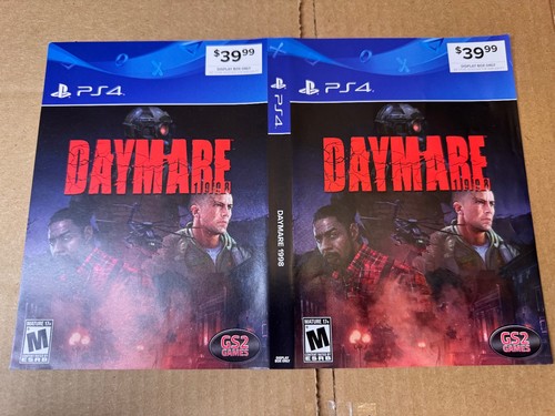 Daymare 1998 box art insert - 1998,